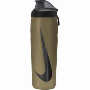 Egy üveg NIKE REFUEL BOTTLE LOCKING LID METALLIC GOLD BLACK BLACK IRIDESCENT kép