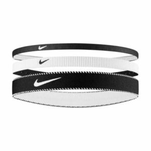 Fejpánt NIKE FLEX CLASSIC MIXED WIDTH HEADBANDS 3PK BLACK WHITE BLACK kép