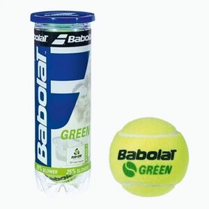 Teniszlabda 3 db BABOLAT GREEN x3 JR kép