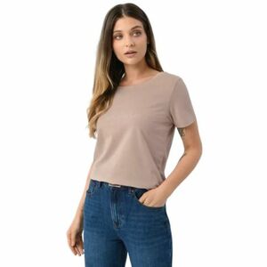 Rövid ujjú női póló VOLCANO T-PARSLEY-BEIGE kép