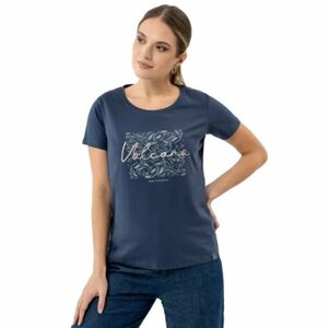 Rövid ujjú női póló VOLCANO T-CORIS-NAVY kép