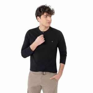 Hosszú ujjú férfi póló VOLCANO L-CASH-BLACK kép