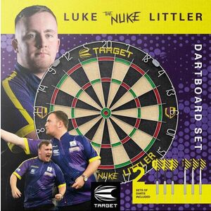 Darts tábla Target Luke 'The Nuke' Littler két szett nyíllal és dobóvonallal kép
