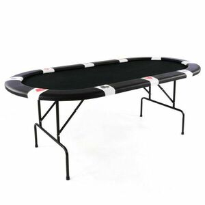 pókerasztal Northstar Black edt. 10 személyes (csukható lábú) kép