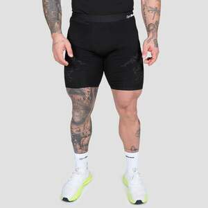 GymBeam Static Seamless Shorts Black kép