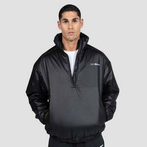 GymBeam Prime 1/2 Zip Jacket Black kép