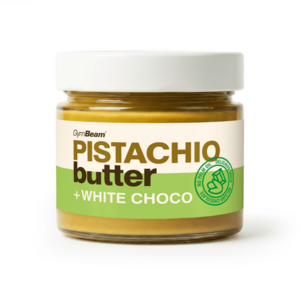 GymBeam Pistachio butter with white chocolate kép