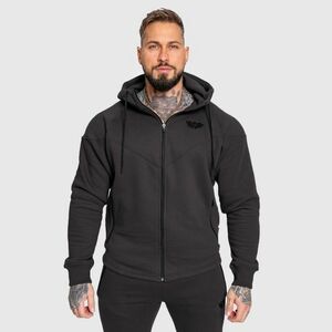 Cipzáros fitness pulóver Iron Aesthetics Round, szürke kép