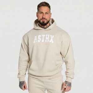 Oversized pulcsi Iron Aesthetics ASTHX, bézs kép