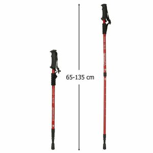Nordic walking botok összecsukható 2 db piros kép