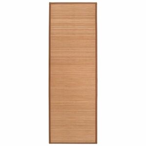 vidaXL barna bambusz jógaszőnyeg 60 x 180 cm kép