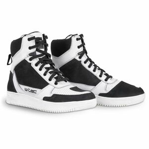 Motoros csizma W-TEC Bastige, megerősítés a váltó területén, fűzős rögzítés, fém fűzőlyukak, kényelmes neoprén szegély kép