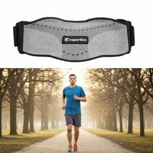 Szilikonos patella bandázs inSPORTline Neekono, légáteresztő anyag, kiváló minőségű tépőzár, anatómiai formázás, rezgéselnyelés kép