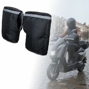 Kormánykesztyű inSPORTline Glovara, puha és meleg belső gyapjú, zsinórral zárható, fényvisszaverő elemek kép