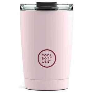COOL BOTTLES TERMO 330 ML Rozsdamentes thermo bögre, rózsaszín, méret 330 ML kép