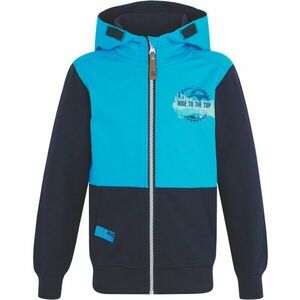 LOAP DILI Fiú cipzáras pulóver, sötétkék, méret 112-116 kép