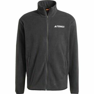 adidas MULTI TERREX ESSENTIALS FULL ZIP FLEECE Férfi outdoor kabát, fekete, méret kép