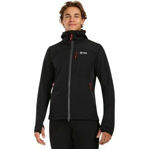 KILPI FRENI Férfi kapucnis polár pulóver, fekete, méret kép