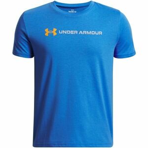 Under Armour LOGO WORDMARK Gyerek póló, kék, méret S kép