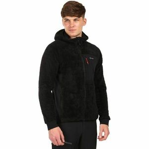KILPI NORKA Férfi bolyhos polár kapucnis pulóver, fekete, méret kép