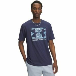 Under Armour ABC CAMO BOXED LOGO SS Férfi póló, sötétkék, méret kép