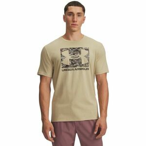 Under Armour ABC CAMO BOXED LOGO SS Férfi póló, bézs, méret kép
