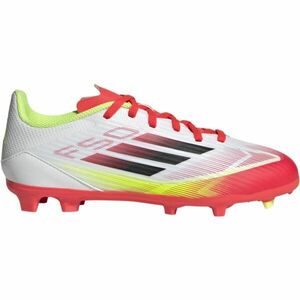 adidas F50 LEAGUE FG/MG J Gyerek futballcipő, fehér, méret kép