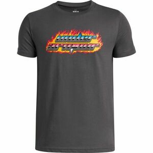 Under Armour FLAME WSS Fiú póló, sötétszürke, méret XS kép