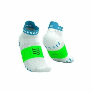 Compressport PRO RACING SOCKS V4.0 RUN LOW Futózokni, fehér, méret kép