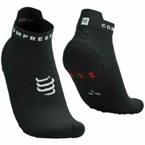 Compressport PRO RACING SOCKS V4.0 RUN LOW Futózokni, fekete, méret kép