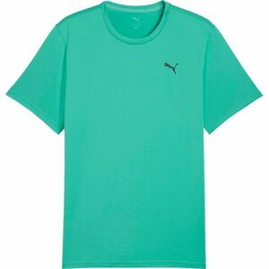 Puma M TAD ESSENTIALS SOLID CAT TEE Férfi póló, zöld, méret kép