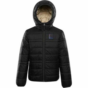 ALPINE PRO DOUWO Gyerek télikabát, fekete, méret 140-146 kép