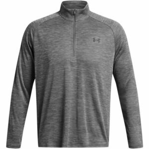 Under Armour TECH TEXTURED Férfi póló, sötétszürke, méret L kép