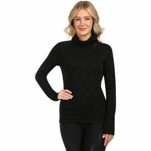 KILPI JANNU Női hosszú ujjú garbó merinó gyapjúból, fekete, méret kép