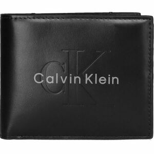 Calvin Klein BOLD BILLFOLD W/COIN Pénztárca, fekete, méret kép