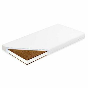 NEW BABY STANDARD COCONUT-FOAM 120 x 60 x 8 CM Gyerek matrac, fehér, méret kép