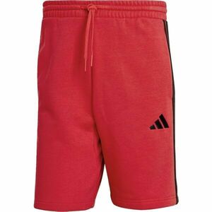 adidas 3 STRIPES FL SHORTS Férfi szabadidő rövidnadrág, piros, méret XXL kép