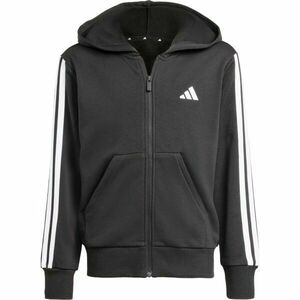 adidas JG 3-STRIPES FZ HD 280 Lány pulóver, fekete, méret kép