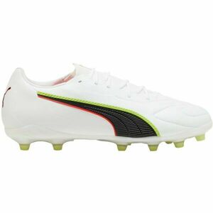 Puma KING 20 MATCH FG/AG Férfi focicipő, fehér, méret 40 kép