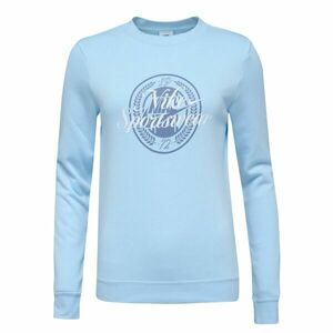 Nike W NSW CLUB FLC GX STD CREW Női pulóver, világoskék, méret kép