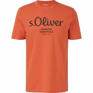 s.Oliver LOGO T-NOOS Férfi póló, narancssárga, méret kép