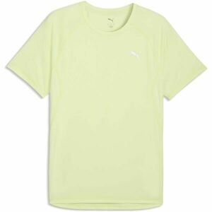 Puma RUN FAVORITE VELOCITY TEE Férfi póló sportoláshoz, világoszöld, méret kép