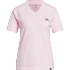 adidas SLIDE VNECK Női póló, rózsaszín, méret kép