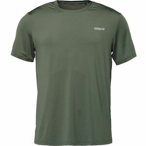 Fitforce NICCONE Férfi futó póló, khaki, méret kép
