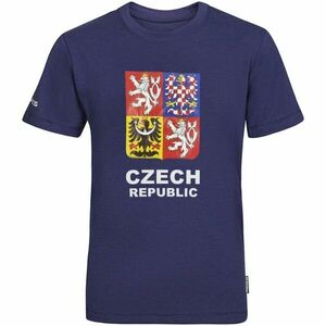 PROGRESS CZ TSHIRT JR Junior bambusz szurkolói póló, sötétkék, méret 128-134 kép