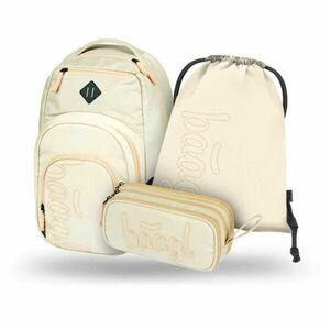 BAAGL 3 SET COOLMATE BEIGE Iskolai szett, bézs, méret kép
