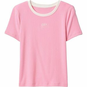 GAP MOD RIB ABBRV Női póló, rózsaszín, méret kép