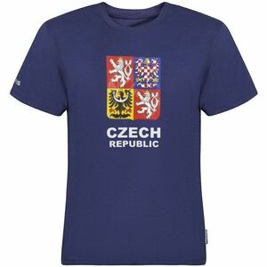 PROGRESS CZ TSHIRT MAN Férfi bambusz szurkolói póló, sötétkék, méret kép