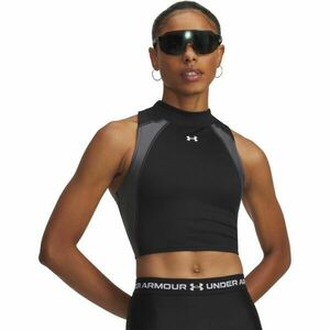 Under Armour HEATGEAR RIB Női top, fekete, méret L kép