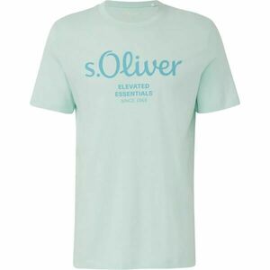 s.Oliver LOGO T-NOOS Férfi póló, világoszöld, méret kép